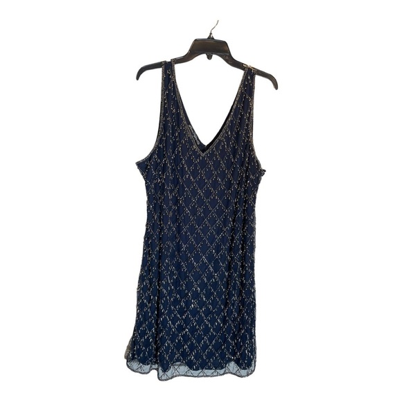 Pisarro NIGHTS Beaded Sheath Cocktail Dress - Picture 6 of 13